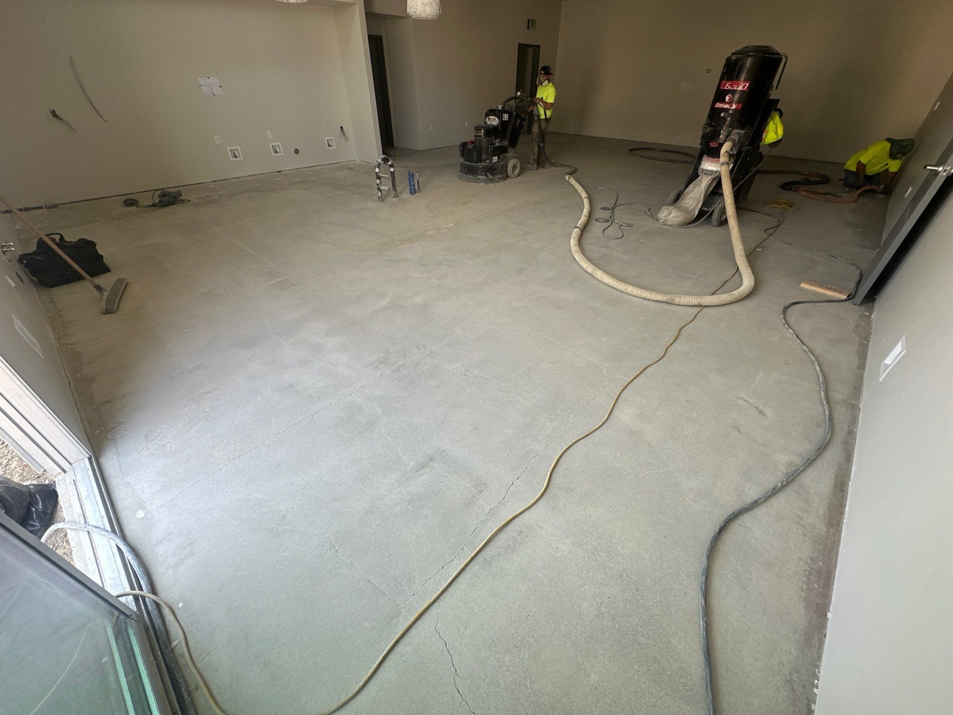 BEFORE, Grind and Seal, Fire Station, Roseville, CA