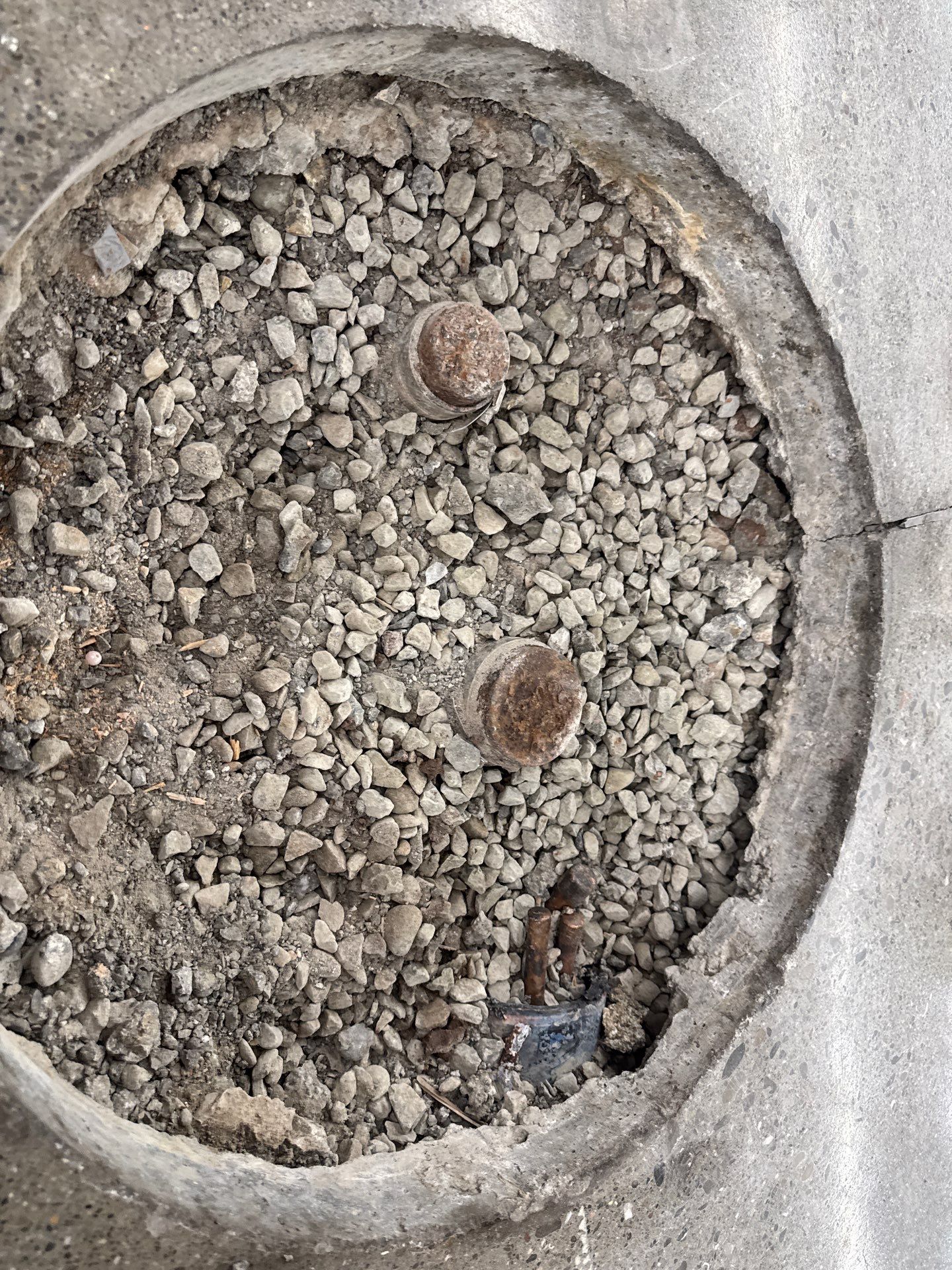 BEFORE, Joint Fill and Spall Repair, Grocery Store, El Cerrito, CA