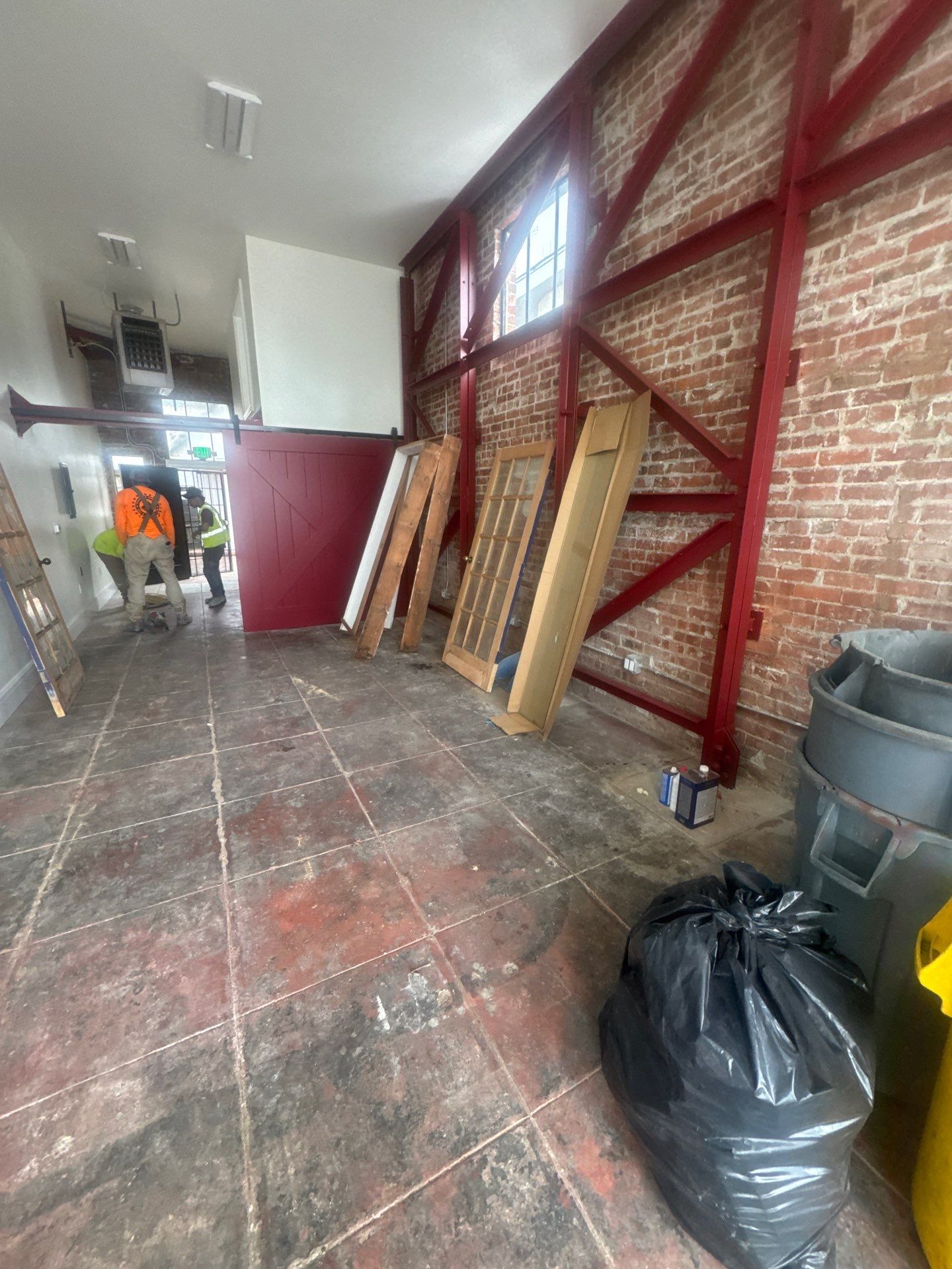 BEFORE, Polished Concrete, Commercial Tenant Improvement Space, Oakland, CA