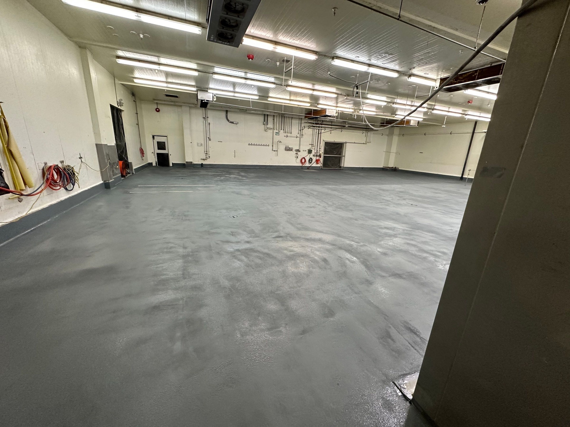 AFTER, Urethane Cement, Meat Processing Plant, Manteca, CA