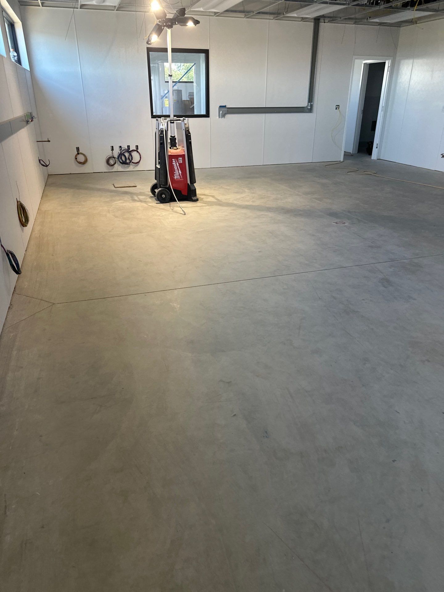 BEFORE, Urethane Cement, Materials Testing Laboratory, Sacramento, CA